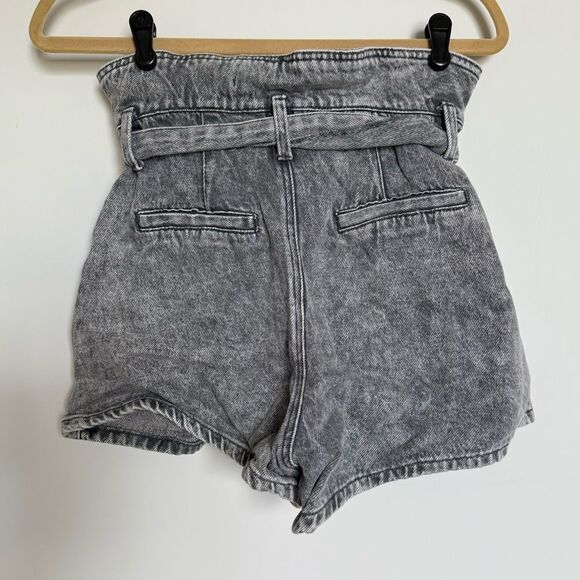 Blank NYC Paperbag Waist Denim Shorts - Fearless Size 28 - Picture 7 of 10